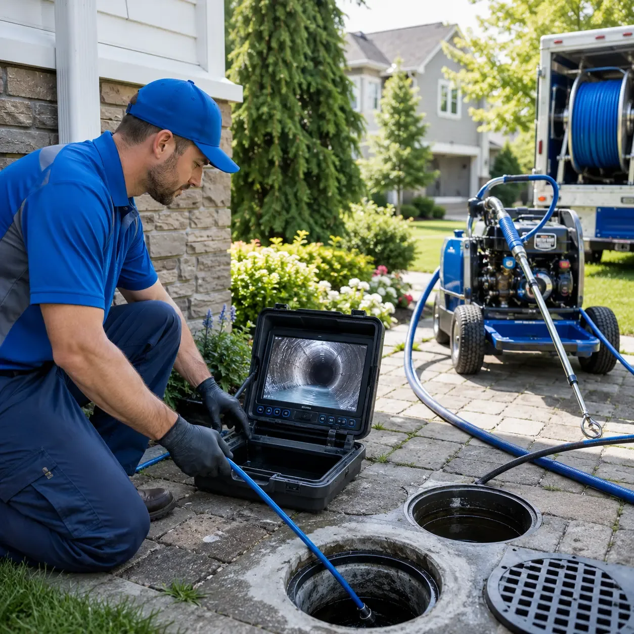 Outdoor drain cleaning professionals serving Rock Island, IL