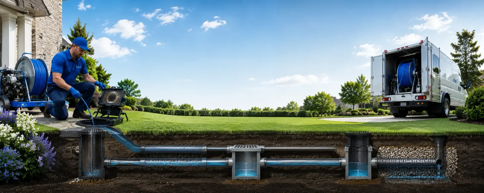 Outdoor drain cleaning information for Rock Island, IL